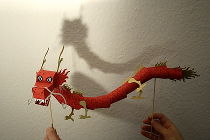 Papiermodell Chinesischer Drachen